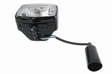 Charger l'image dans la galerie, 12 Volt Chopper Rectangular Headlamp Black