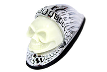 Load image into Gallery viewer, Skull Head Front Fender Lamp Chrome