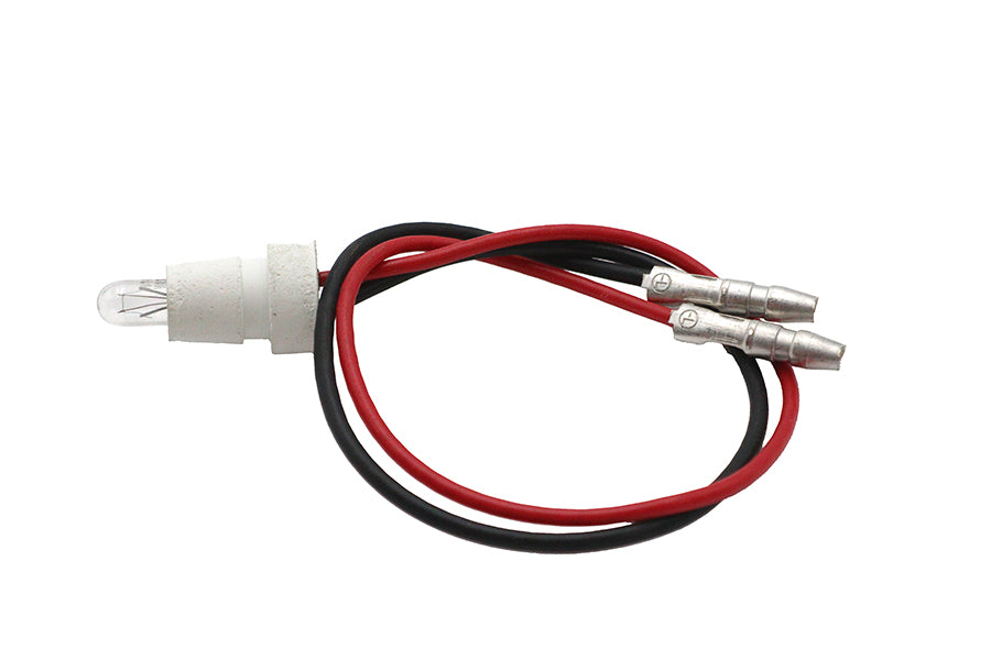 Indicator Lamp Socket for Speedometer and Tachometer White