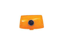 Load image into Gallery viewer, Amber Front Fender Tip Lens with Blue Dot