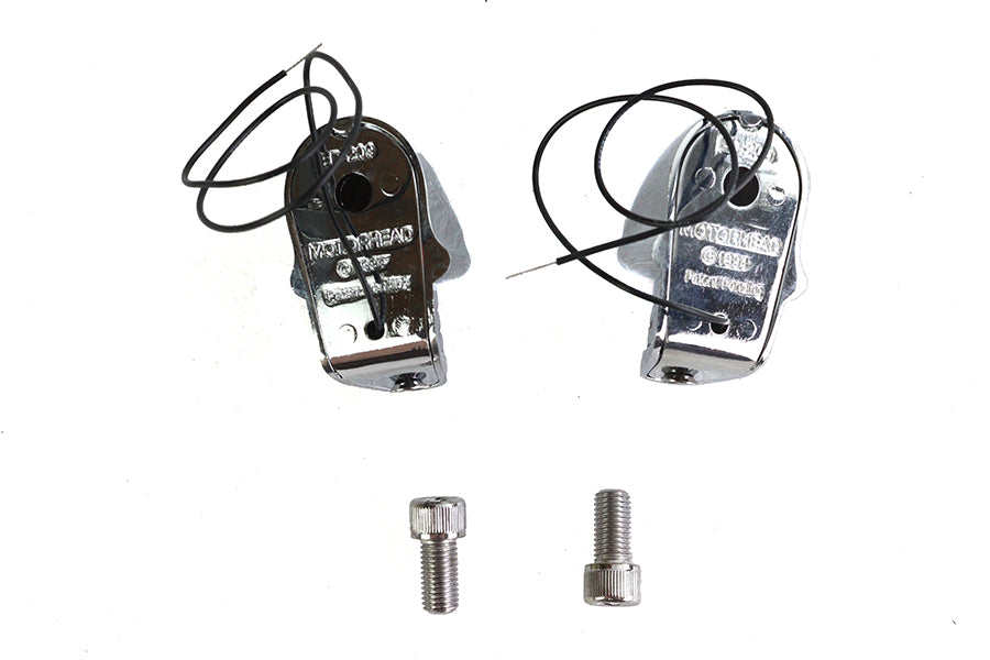 2 inch Chrome Skull Marker Lamp