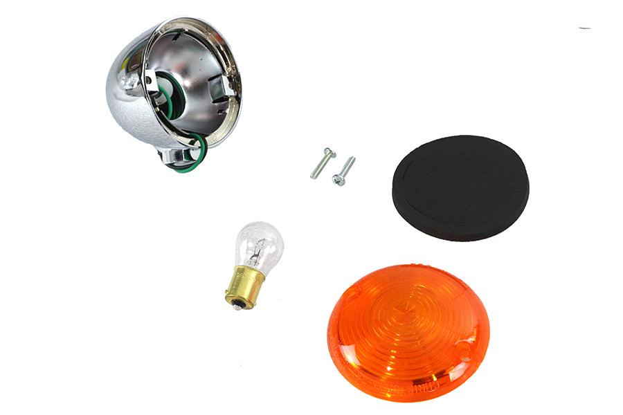 Turn Signal Flat Lens Kit Amber