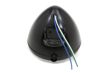Charger l'image dans la galerie, Black 5-3/4 inch Round Headlamp Assembly Teardrop Style