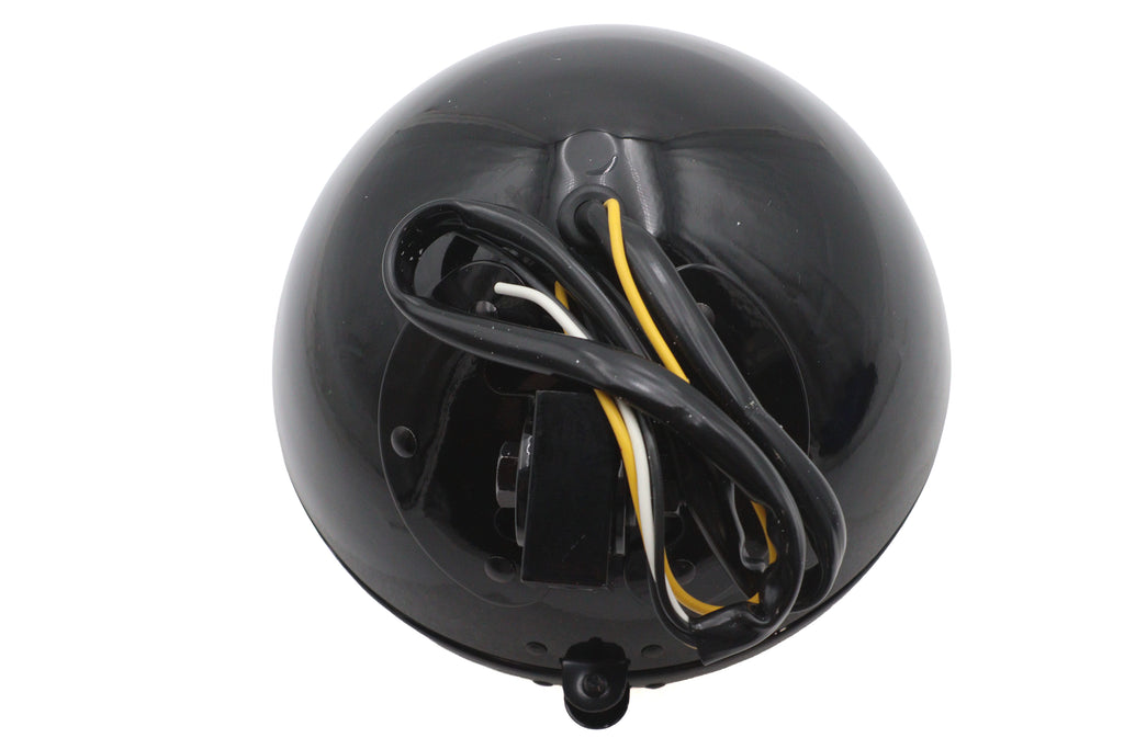 7 inch Headlamp Assembly H-4 Type Black