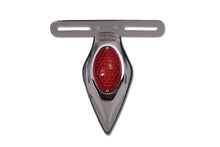 Load image into Gallery viewer, Chrome Teardrop LED Tail Lamp Assembly with Red Lens