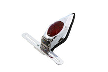 Load image into Gallery viewer, Chrome Teardrop LED Tail Lamp Assembly with Red Lens