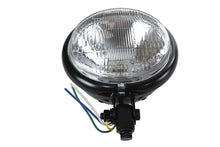 Load image into Gallery viewer, 5-3/4 inch Black Round Headlamp