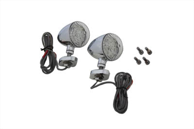 LED Bullet Turn Signal Set with Bracket Mount