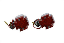 Load image into Gallery viewer, Mini Marker Lamp Set Maltese Style Red Lens