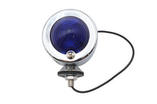 Load image into Gallery viewer, Chrome Bullet Marker Lamp Blue Single Filament