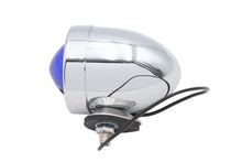 Load image into Gallery viewer, Chrome Bullet Marker Lamp Blue Single Filament