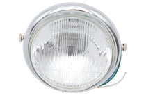 Charger l'image dans la galerie, 5-3/4 inch Round Headlamp Chrome Side Mount