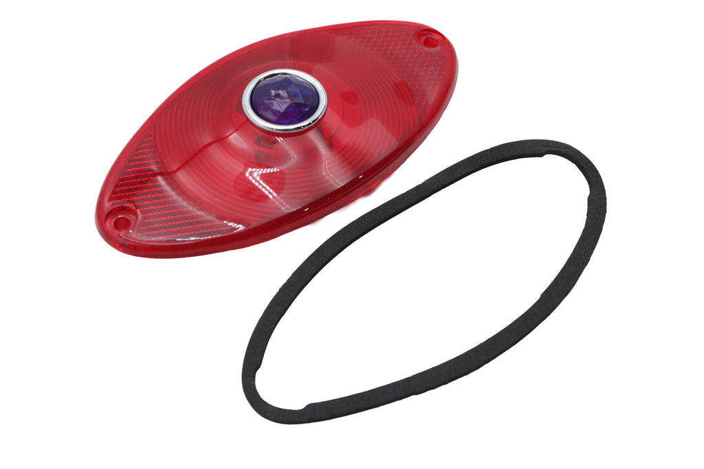 Tail Lamp Lens Cateye Style with Blue Dot