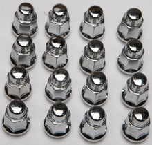 Load image into Gallery viewer, ITP 12mmx1.50 tapered lug nuts, 16-pack, 60° cone seat, for vehicle wheel securely fastening, shown in image.