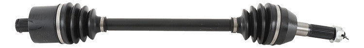 All Balls 8 Ball Extreme Axle Front drive component showing the durable metal axle with detailed branding and machining.