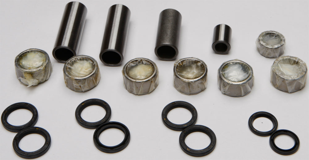 All Balls suspension linkage kit with bearings and seals, including components for vehicle suspension repair.