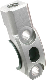 ZETA titanium rotating bar clamp with 10mm capacity, featuring adjustable jaws and sturdy construction for versatile holding.
