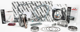 Wiseco Garage Buddy engine rebuild kit for Yam PWR231-100, including engine components and parts on a clean surface.