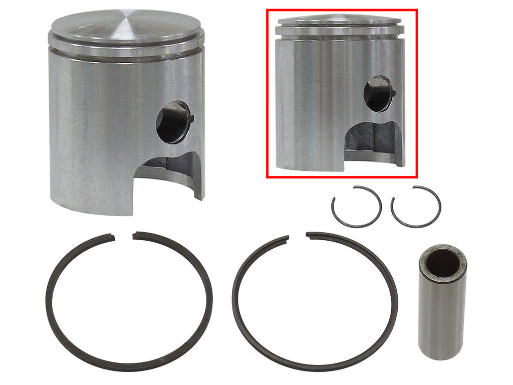 SP1 piston kit with piston components, featuring the SP1 Piston S-D 54-745PS, displayed on a white background.