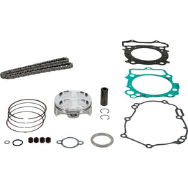Vertex Top End Kit for Yamaha 174-24371B, includes piston and components for 13.8:1 compression engine rebuild.