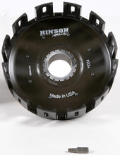 Load image into Gallery viewer, Hinson billet clutch basket for Yamaha YZ250, model years 1993-2021, with detailed metal construction and mounting features