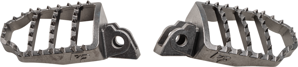 Fire Power Gator Foot Pegs for motorcycle, 58x90mm, durable foot controls with textured surface for grip.