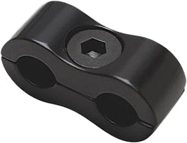 Motion Pro black throttle and idle cable clamp, model MP 57-10094, with metal components and adjustable locking mechanism.