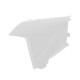 Load image into Gallery viewer, Acerbis white airbox cover for motorcycle, body component with brand logo, designed for durability and performance.