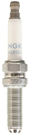 NGK Spark Plug #1633/10 2-LMAR9D-J, close-up view showing metal tip and ceramic insulator, for automotive engine performance