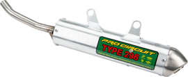 Pro Circuit Type 296 spark arrestor for exhaust systems, showing the stainless steel mesh and mounting hardware.