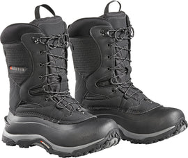 Black Baffin Inc Summit Boots in size 10, showing the sturdy waterproof design and rugged sole for outdoor winter wear.