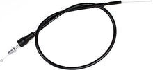 Load image into Gallery viewer, Motion Pro black vinyl throttle cable 70-5241 for motorcycle control lines, showing the cable with protective black vinyl coating.