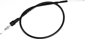 Motion Pro black vinyl throttle cable 70-5241 for motorcycle control lines, showing the cable with protective black vinyl coating.
