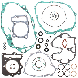 Vertex Complete Gasket Set with Oil Seals, featuring multiple gaskets and seals for engine repair and maintenance.