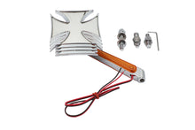 Charger l'image dans la galerie, Chrome Maltese Mirror with Billet LED Stem