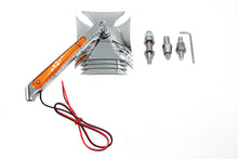 Charger l'image dans la galerie, Chrome Maltese Mirror with Billet LED Stem