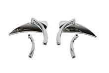 Charger l'image dans la galerie, Chrome Teardrop Mirror Set with Solid Billet Stems