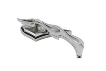 Charger l'image dans la galerie, Chrome Spike Oval Mirror with Billet Flame Stem