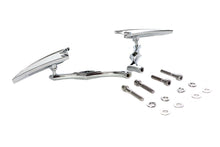 Charger l'image dans la galerie, Crescent Mirror Set with Billet Twisted Stems