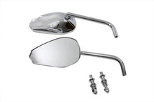 Charger l'image dans la galerie, Chrome Teardrop Mirror Set with Round Stems