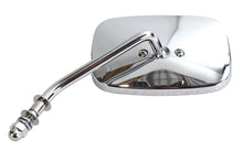 Charger l'image dans la galerie, Chrome Replica Swivel Mirror with Short Billet Stem