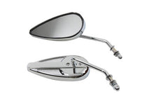 Charger l'image dans la galerie, Teardrop Mirror Set with Round Stems Chrome