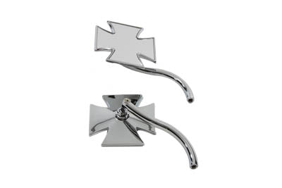 Maltese Mirror Set with Round Curved Stems