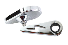 Charger l'image dans la galerie, Teardrop Mirror with Clamp on Billet Stem