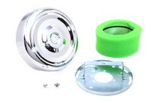 Load image into Gallery viewer, Wyatt Gatling 8 inch Round Air Cleaner Chrome