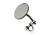 Load image into Gallery viewer, 4 inch Round Mirror with Clamp Black Steel
