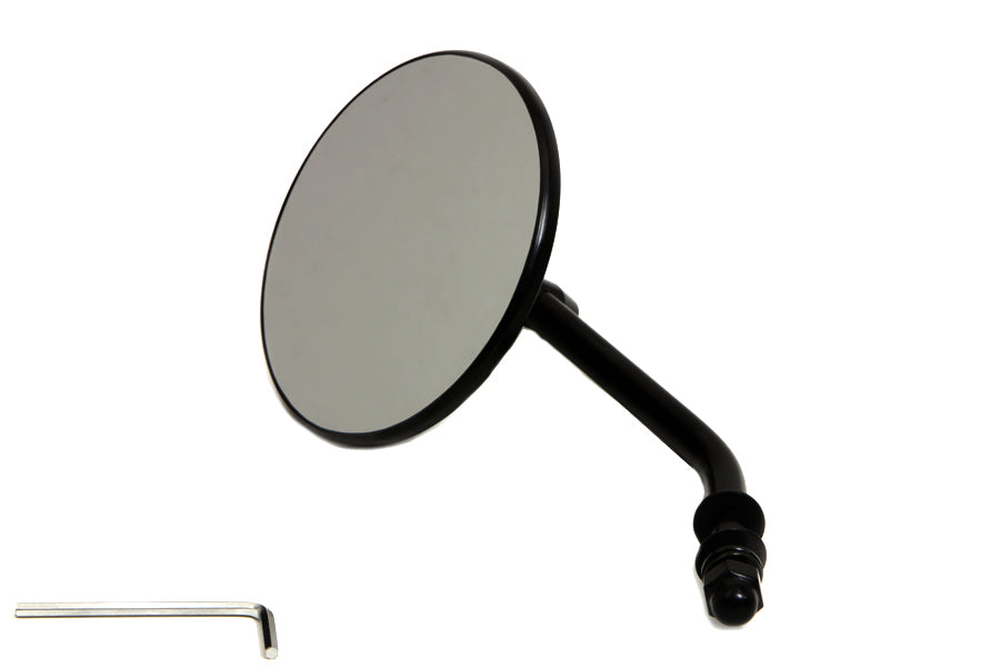 Steel Back Mirror Black