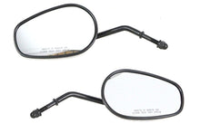 Charger l'image dans la galerie, Wyatt Gatling Rectangle Mirror Set with Round Stems Black