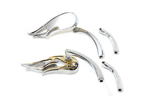 Charger l'image dans la galerie, Fireball Mirror Set with Curved Stems Chrome
