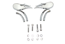 Charger l'image dans la galerie, Fireball Mirror Set with Curved Stems Chrome